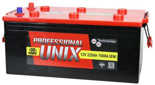 Аккумулятор 6СТ-225 UNIX Professional инавто 1500А