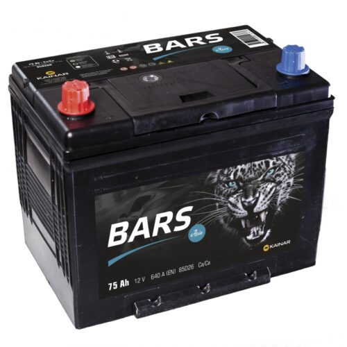 Аккумулятор 6СТ-75 BARS Asia 85D26R п/п 640А