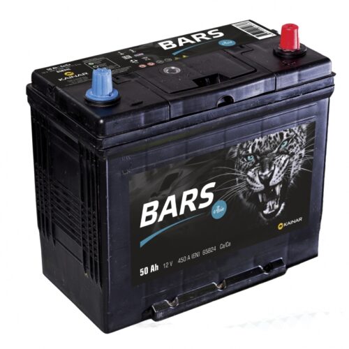 Аккумулятор 6СТ-50 BARS Asia 50B24L о/п 450А
