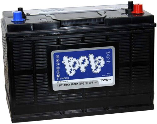 Аккумулятор 6СТ-110 TOPLA ТOP 311000Т конус/винтовые выводы о/п 1000А