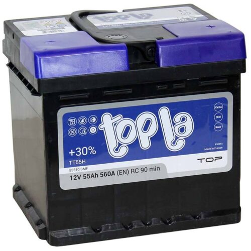 Аккумулятор 6СТ-55 TOPLA TOP о/п 560А