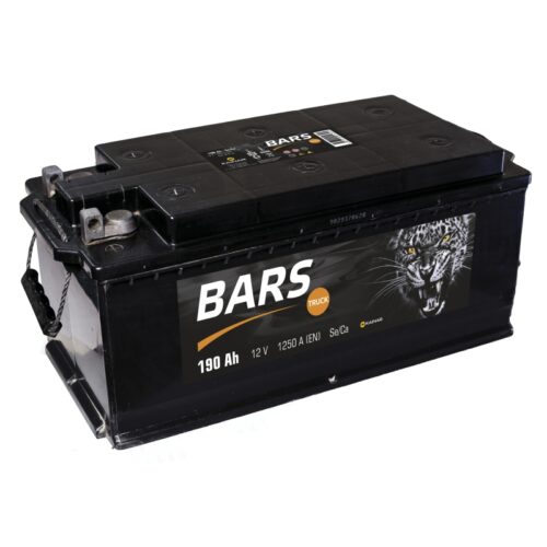 Аккумулятор 6СТ-190 BARS рос/болт 1250А