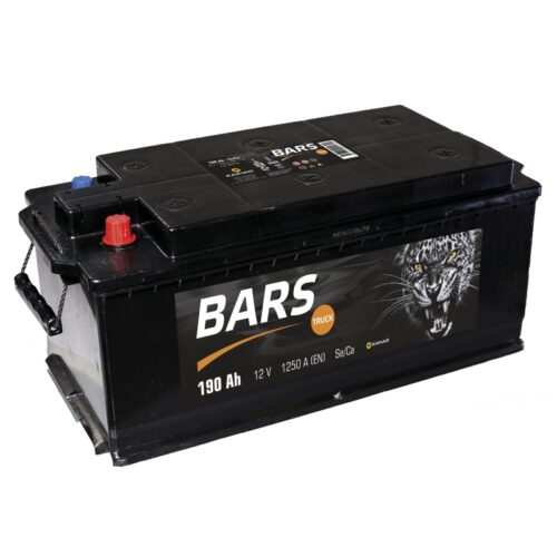Аккумулятор 6СТ-190 BARS рос/конус 1250А