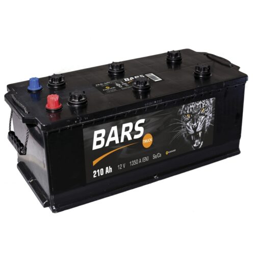 Аккумулятор 6СТ-210 BARS рос/конус 1350А