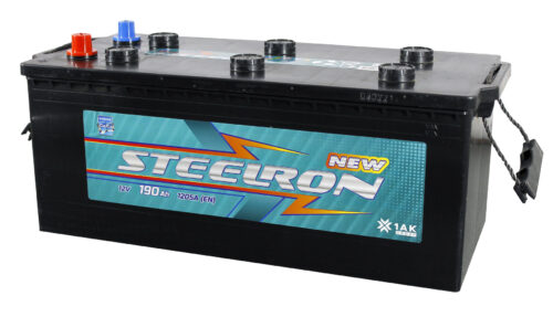 Аккумулятор 6СТ-190 STEELRON (отеч.авто)  конус 1250А