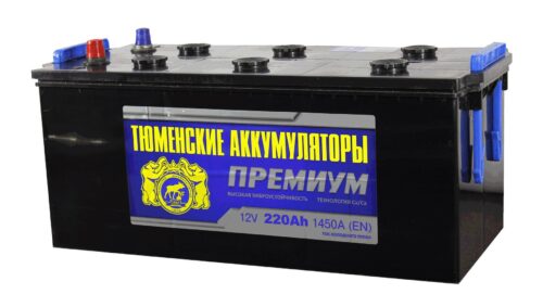 Аккумулятор 6СТ-220 ТЮМЕНЬ PREMIUM п/п рос.авто 1450А