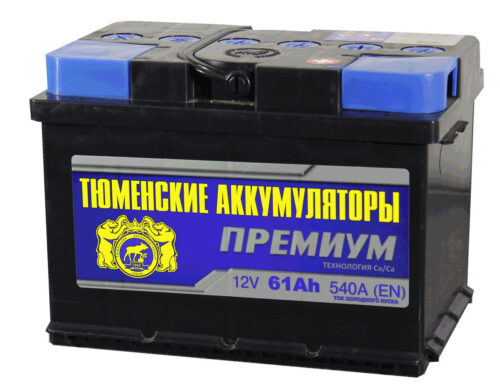 Аккумулятор 6СТ-61 ТЮМЕНЬ PREMIUM о/п 540А