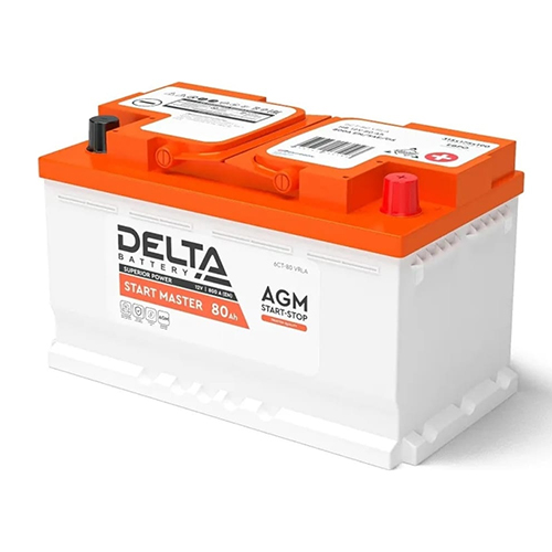 Аккумулятор 6СТ-80 DELTA AGM 800А