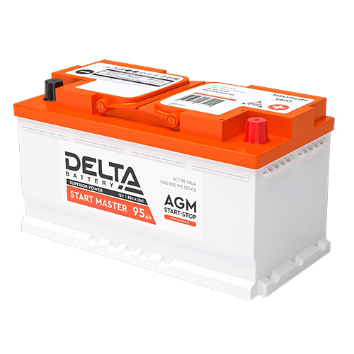 Аккумулятор 6СТ-95 DELTA AGM 850А