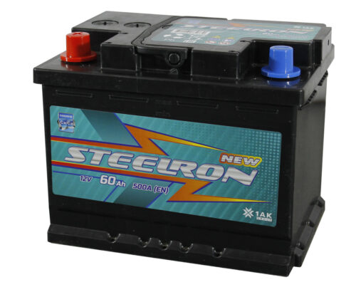 Аккумулятор 6СТ-60 Steelron NEW п.п.