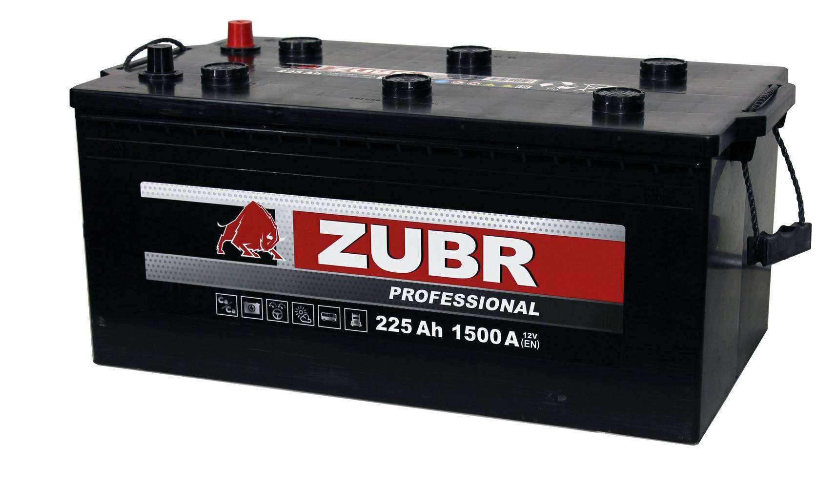 Аккумулятор 6СТ-225 Zubr Professional 1500A