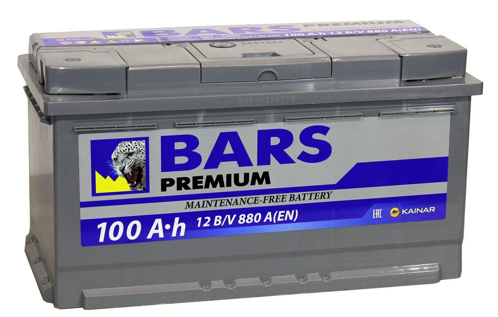 Аккумулятор 6СТ-100 BARS Premium о/п 880А