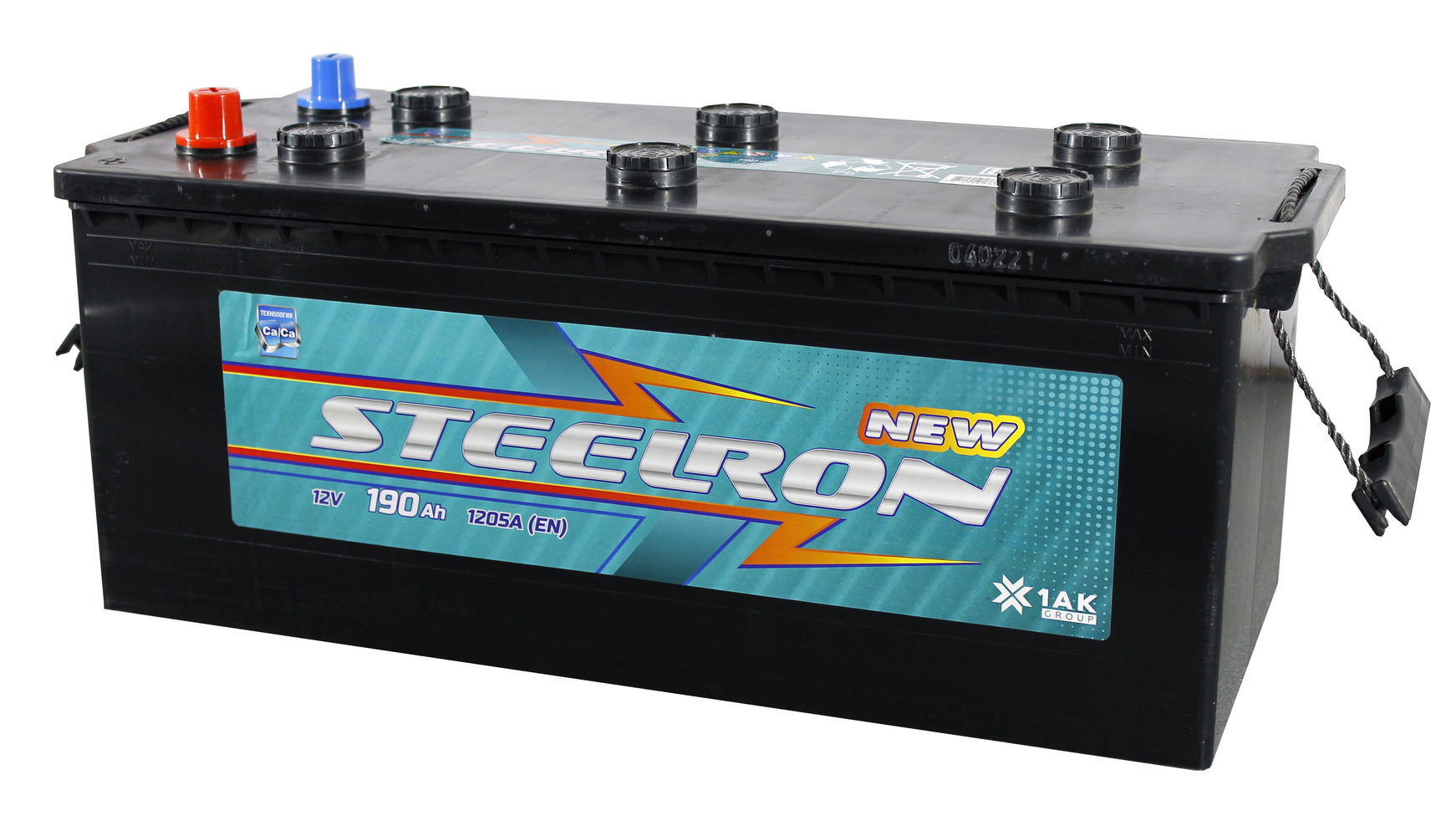Аккумулятор 6СТ-190 STEELRON (отеч.авто) конус 1250А
